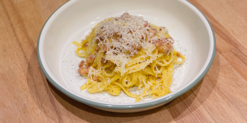 Recept traditionele Italiaanse pasta alla Carbonara