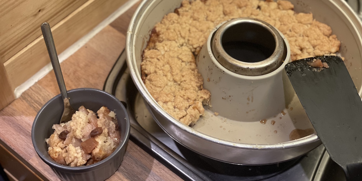 Peren speculaas Crumble De Campertrek